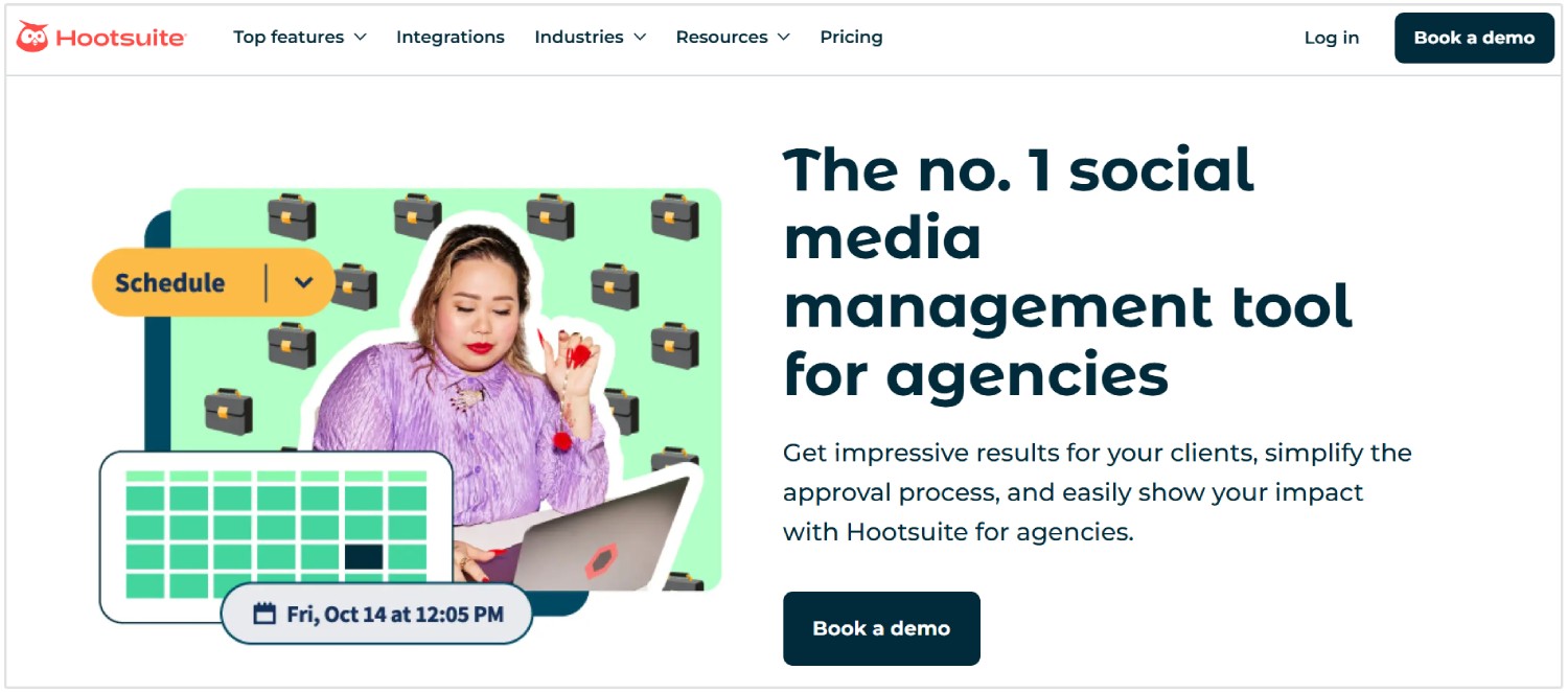 Hootsuite ソーシャルメディアマーケティング自動化